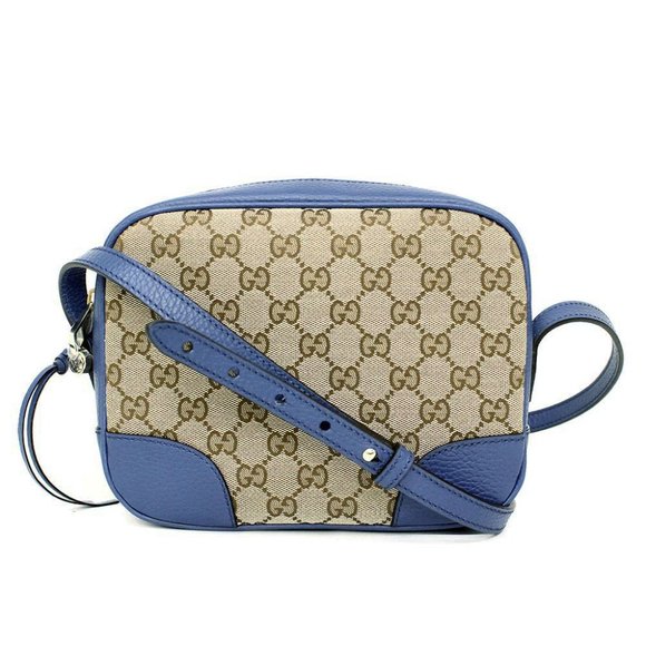 Gucci Canvas Supreme Camera Bag Caspian Blue NEW W DUST BAG - Picture 2 of 8
